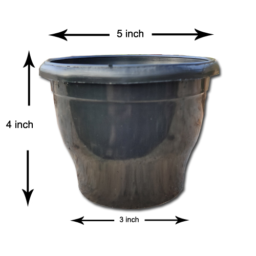 Flower Pots 5 Inches Plastic Plant Pots Online India Pots & Planters